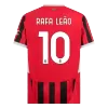 Men's RAFA LEÃO #10 AC Milan Home Soccer Jersey Shirt 2024/25 - BuyJerseyshop