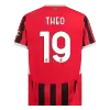 Men's THEO #19 AC Milan Home Soccer Jersey Shirt 2024/25 - BuyJerseyshop