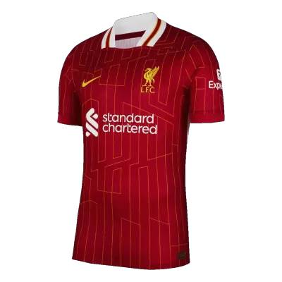 Men's Liverpool Home Soccer Jersey Shirt 2024/25-Big Size - BuyJerseyshop