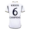 KROOS #6 CHAMPIONS Real Madrid Home Player Version Jersey 2023/24 Men - BuyJerseyshop