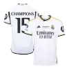 Men's CHAMPIONS #15 Real Madrid Home  Soccer Jersey Shirt 2023/24-UCL FINAL - BuyJerseyshop