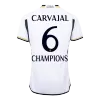 CARVAJAL #6 CHAMPIONS Real Madrid Home Player Version Jersey 2023/24 Men - BuyJerseyshop