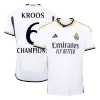 Men's KROOS #6 CHAMPIONS Real Madrid Home Soccer Jersey Shirt 2023/24 - BuyJerseyshop