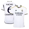 Men's NACHO #6 CHAMPIONS Real Madrid Home Soccer Jersey Shirt 2023/24 - BuyJerseyshop