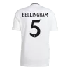 Men's BELLINGHAM #5 Real Madrid Home Soccer Jersey Shirt 2024/25 - BuyJerseyshop