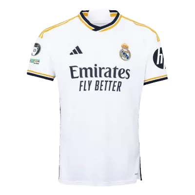 Men's Real Madrid Home UCL Soccer Jersey Shirt 2023/24-UCL Champion 15 - BuyJerseyshop