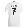 Men's VINI JR. #7 Real Madrid Home Soccer Jersey Shirt 2024/25 - BuyJerseyshop