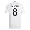 Men's VALVERDE #8 Real Madrid Home Soccer Jersey Shirt 2024/25 - BuyJerseyshop