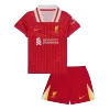 Kids Liverpool Home Soccer Jersey Kit (Jersey+Shorts) 2024/25 - BuyJerseyshop