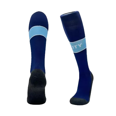 Kids Manchester City Home Soccer Socks 2024/25 - BuyJerseyshop