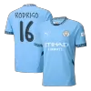 Men's RODRIGO #16 Manchester City Home UCL Soccer Jersey Shirt 2024/25 - BuyJerseyshop