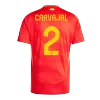 Men's CARVAJAL #2 Spain Home Soccer Jersey Shirt 2024 - BuyJerseyshop