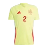 Men's CARVAJAL #2 Spain Away Soccer Jersey Shirt 2024 - BuyJerseyshop