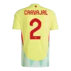 Men's CARVAJAL #2 Spain Away Soccer Jersey Shirt 2024 - BuyJerseyshop