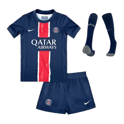 Kids PSG Home Soccer Jersey Whole Kit (Jersey+Shorts+Socks) 2024/25 - BuyJerseyshop