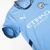 Kids Manchester City Home Soccer Jersey Kit (Jersey+Shorts) 2024/25 - BuyJerseyshop