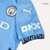 Kids Manchester City Home Soccer Jersey Kit (Jersey+Shorts) 2024/25 - BuyJerseyshop