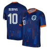 Men's MEMPHIS #10 Netherlands Away Soccer Jersey Shirt 2024 - BuyJerseyshop