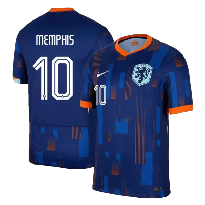 Men's MEMPHIS #10 Netherlands Away Soccer Jersey Shirt 2024 - BuyJerseyshop