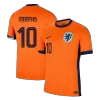 Men's MEMPHIS #10 Netherlands Home Soccer Jersey Shirt 2024 - BuyJerseyshop