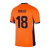 Men's MALEN #18 Netherlands Home Soccer Jersey Shirt 2024 - BuyJerseyshop