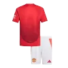 Kids Manchester United Home Soccer Jersey Kit (Jersey+Shorts) 2024/25 - BuyJerseyshop