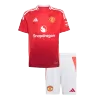 Kids Manchester United Home Soccer Jersey Kit (Jersey+Shorts) 2024/25 - BuyJerseyshop