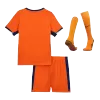 Kids Netherlands Home Soccer Jersey Whole Kit (Jersey+Shorts+Socks) 2024 - BuyJerseyshop