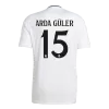 Men's ARDA GÜLER #15 Real Madrid Home Soccer Jersey Shirt 2024/25 - BuyJerseyshop