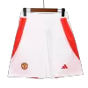 Men's Manchester United Soccer Shorts Home 2024/25 - BuyJerseyshop