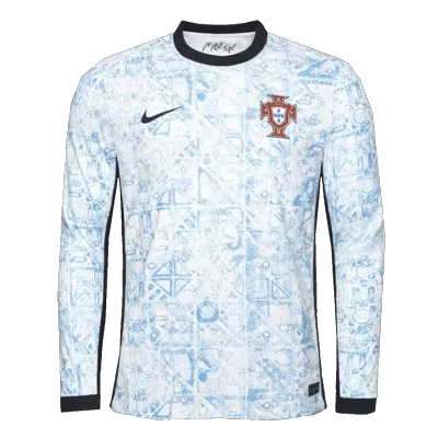 Men's Portugal Away Long Sleeves Soccer Jersey Shirt 2024 - BuyJerseyshop