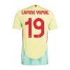 LAMINE YAMAL #19 Spain Away Player Version Jersey 2024 Men - BuyJerseyshop