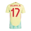 WILLIAMS JR. #17 Spain Away Player Version Jersey 2024 Men - BuyJerseyshop