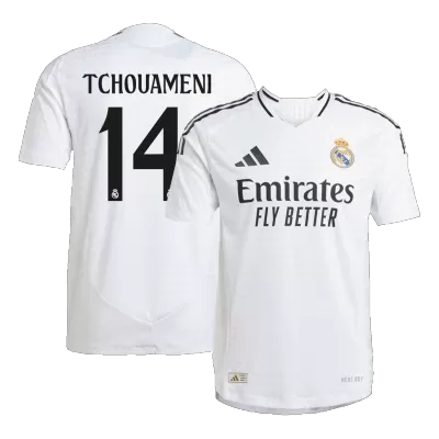 TCHOUAMENI #14 Real Madrid Home Player Version Jersey 2024/25 Men - BuyJerseyshop