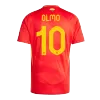 Men's OLMO #10 Spain Home Soccer Jersey Shirt 2024 - BuyJerseyshop