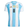 Men's DI MARIA #11 Argentina Home Soccer Jersey Shirt 2024 - BuyJerseyshop