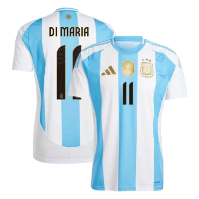 Men's DI MARIA #11 Argentina Home Soccer Jersey Shirt 2024 - BuyJerseyshop