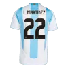 L.MARTÍNEZ #22 Argentina Home Player Version Jersey 2024 Men - BuyJerseyshop