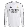 Men's Real Madrid Home Long Sleeves Soccer Jersey Shirt 2024/25 - BuyJerseyshop