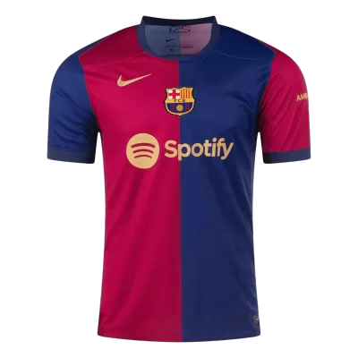 Men's Barcelona Home Soccer Jersey Shirt 2024/25 - BuyJerseyshop