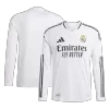 Men's Real Madrid Home Long Sleeves Soccer Jersey Shirt 2024/25 - BuyJerseyshop