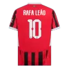 Men's RAFA LEÃO #10 AC Milan Home UCL Soccer Jersey Shirt 2024/25 - UCL - BuyJerseyshop