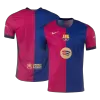 Barcelona Home Player Version Jersey 2024/25 Men Spotify Logo Without Text - BuyJerseyshop