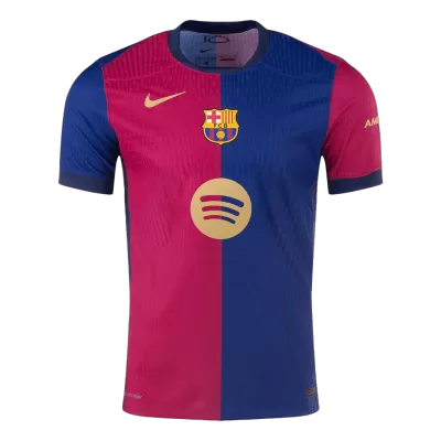 Barcelona Home Player Version Jersey 2024/25 Men Spotify Logo Without Text - BuyJerseyshop