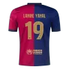 Men's LAMINE YAMAL #19 Barcelona Home UCL Soccer Jersey Shirt 2024/25 - UCL - BuyJerseyshop