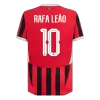 RAFA LEÃO #10 AC Milan Home Player Version Jersey 2024/25 Men - UCL - BuyJerseyshop