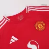 Men's Manchester United Home Long Sleeves Soccer Jersey Shirt 2024/25 - BuyJerseyshop