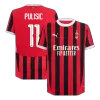 PULISIC #11 AC Milan Home Player Version Jersey 2024/25 Men -UCL - BuyJerseyshop