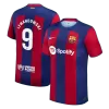 Men's LEWANDOWSKI #9 Barcelona Home Soccer Jersey Shirt 2023/24 - BuyJerseyshop