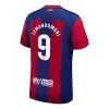 Men's LEWANDOWSKI #9 Barcelona Home Soccer Jersey Shirt 2023/24 - BuyJerseyshop